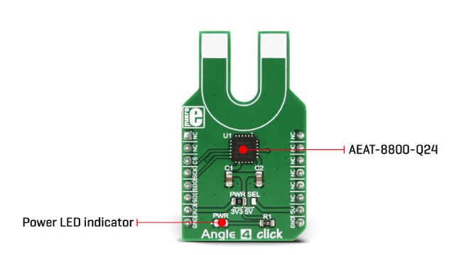 Block Diagram - Mikroe MIKROE-3130 Angle 4 Click